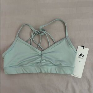 ALO Yoga Women's Pastel Blue Sports Bra
